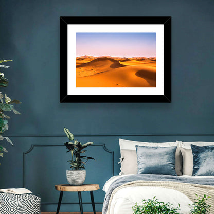 Golden Sahara Dunes Wall Art
