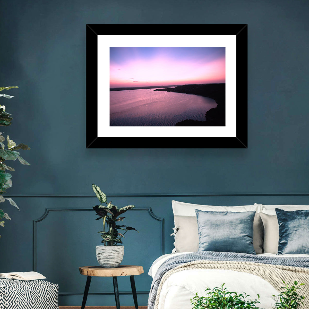 Lake Travis Purple Sunset Wall Art