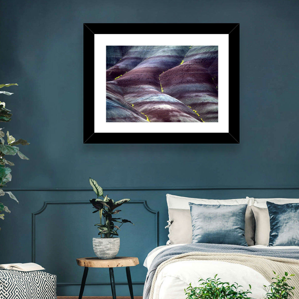 Chamarel Seven Coloured Earths Wall Art in a room, landscape