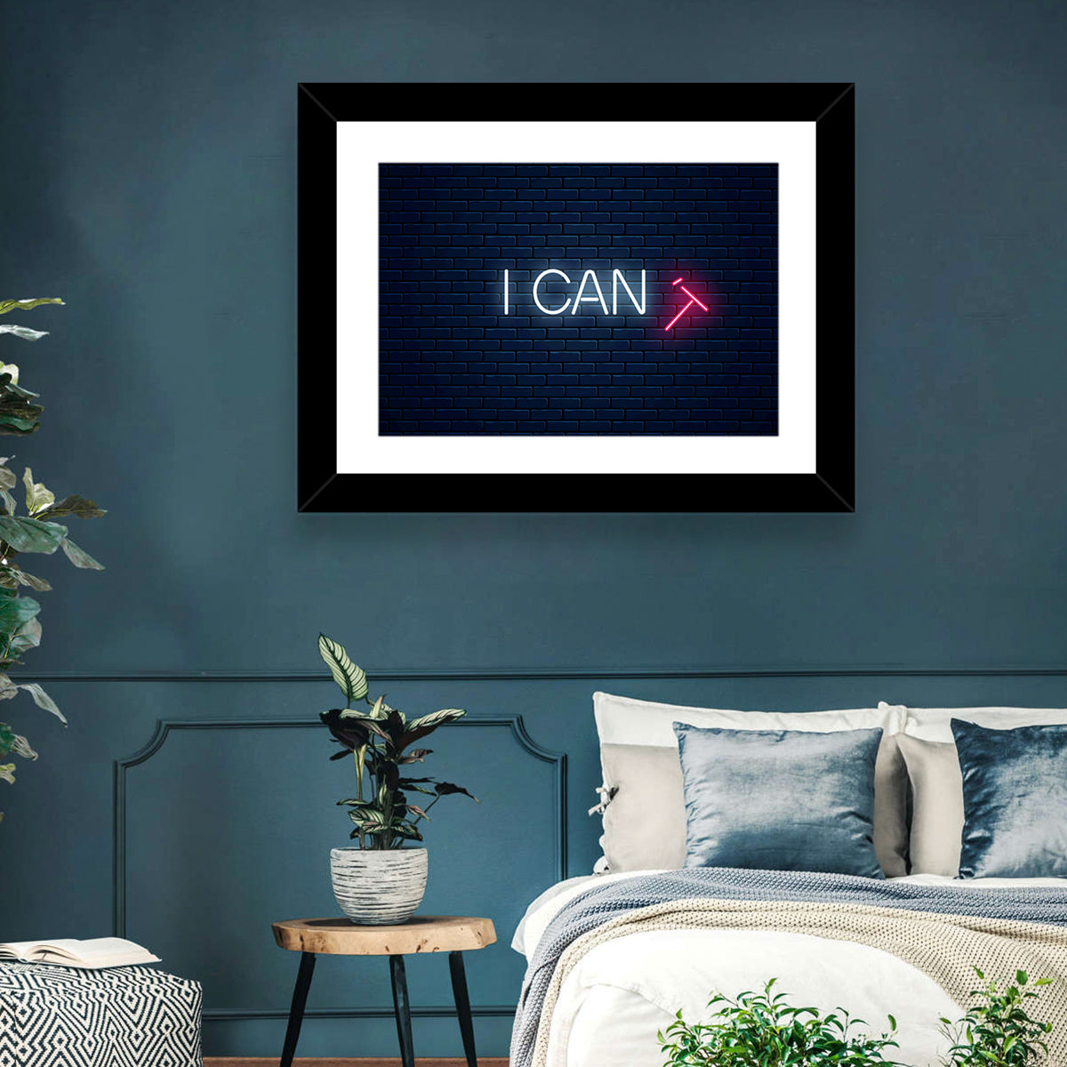I Can Neon Sign Wall Art