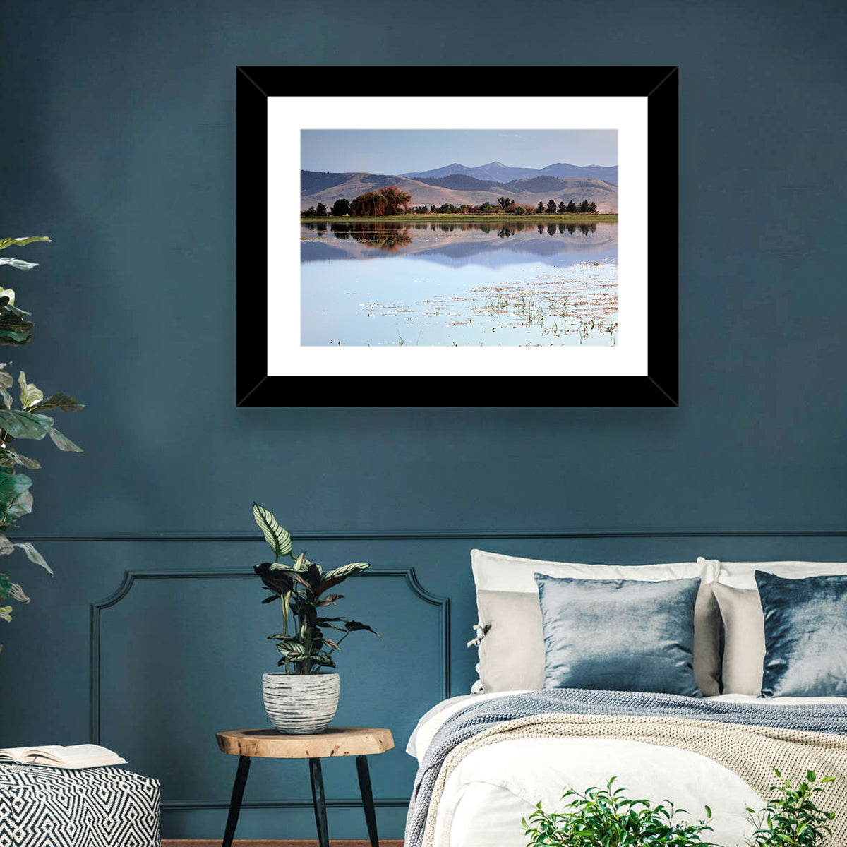 Mission Valley Lake Reflection Wall Art