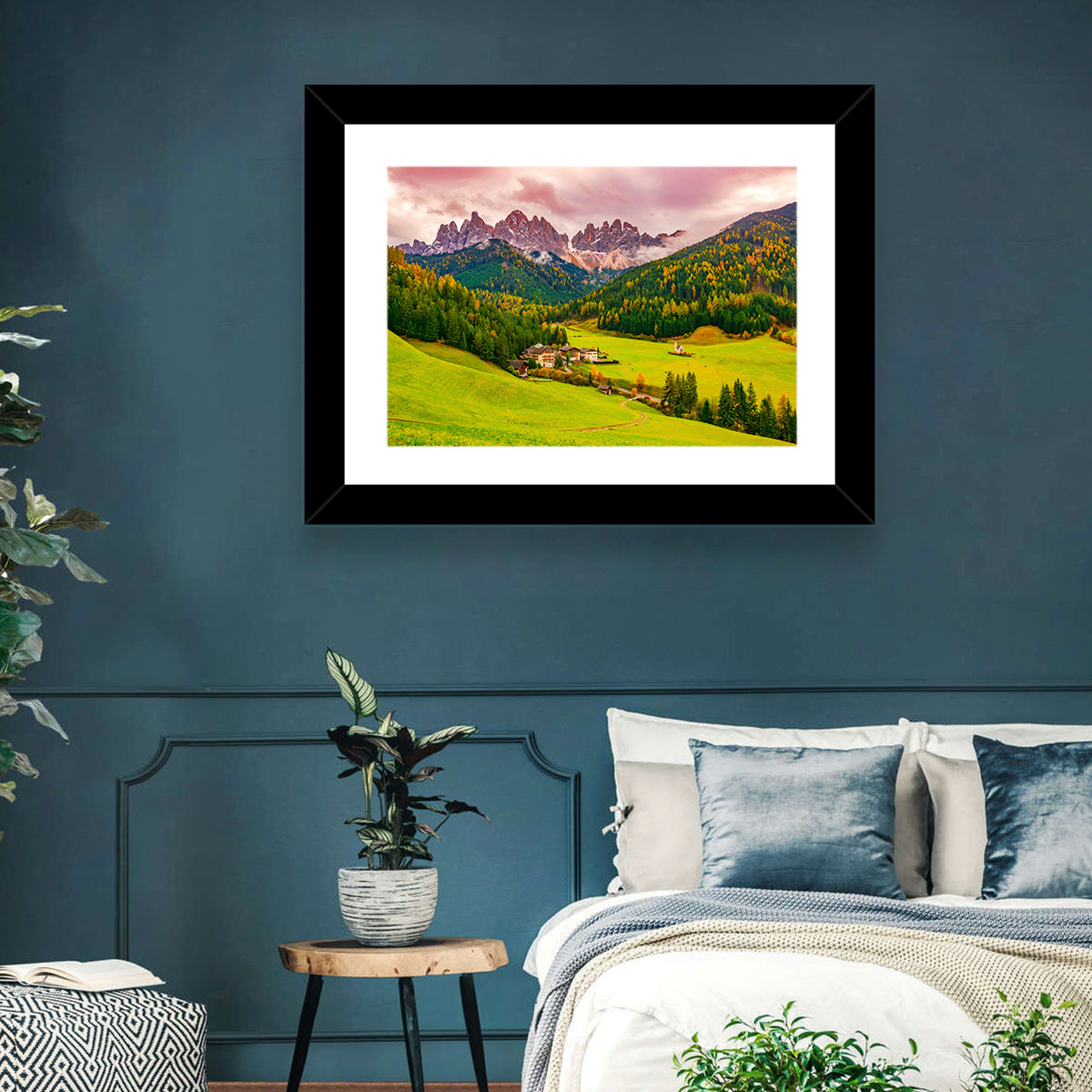 St Johann Church, Santa Maddalena Wall Art