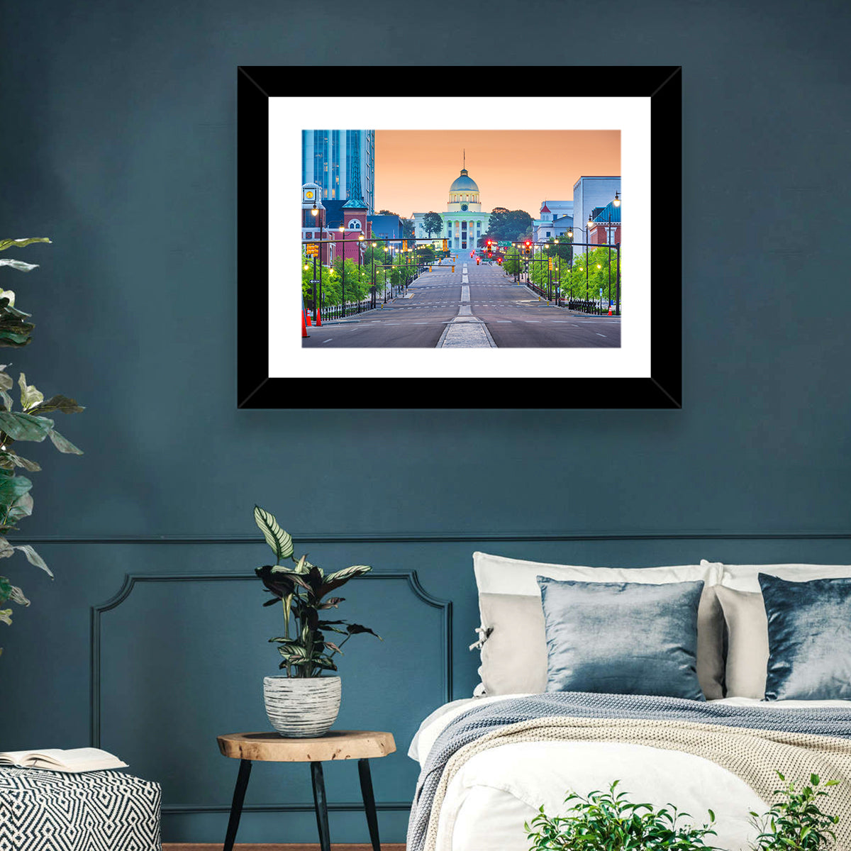 Montgomery State Capitol Wall Art in a room, landscape