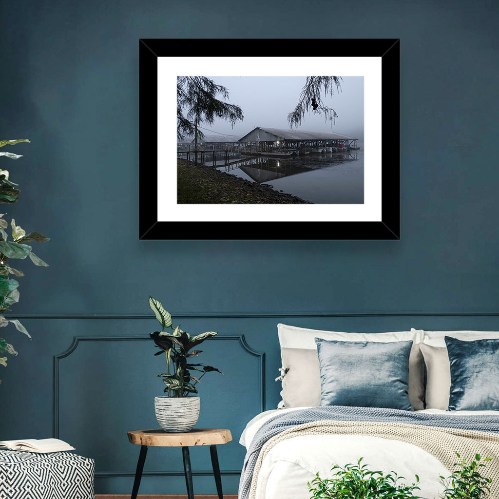 Ozark Beach Resort Boathouse Wall Art