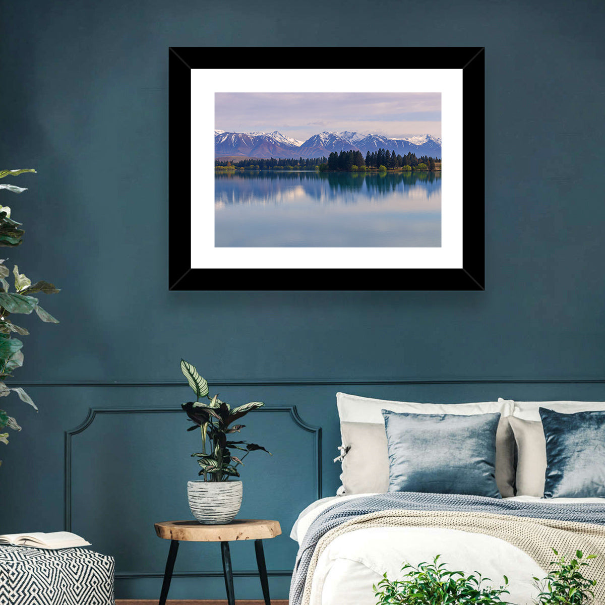 Ruataniwha Lake Reflection Wall Art