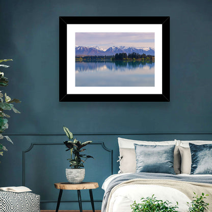 Ruataniwha Lake Reflection Wall Art