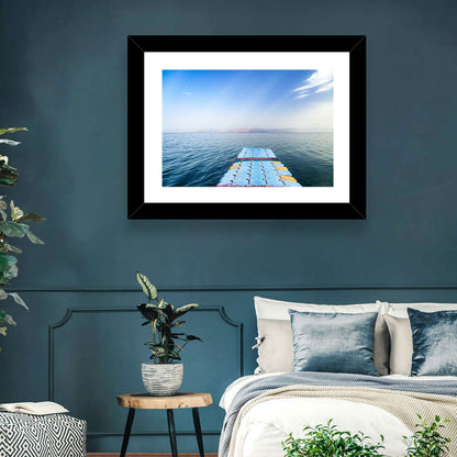 Galilee Floating Dock at Tiberias Wall Art