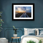 Mobile Bay Bridge at Sunset Wall Art