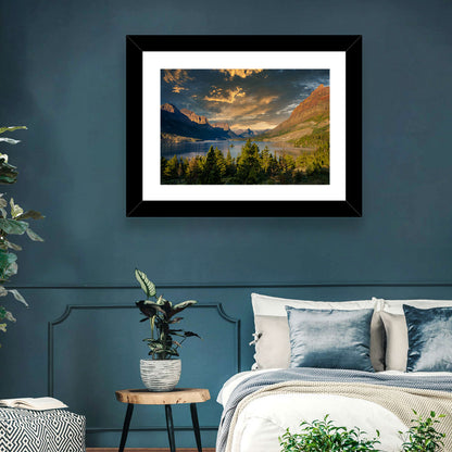 Wild Goose Island, St. Mary Lake Wall Art