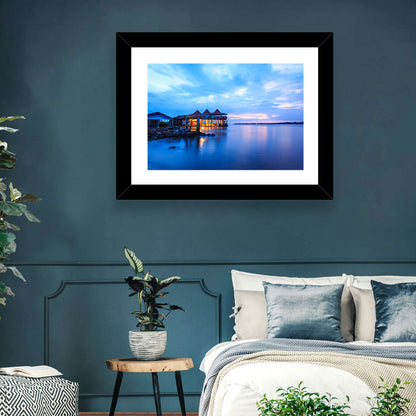 Twilight Restaurant on Lake Victoria Wall Art