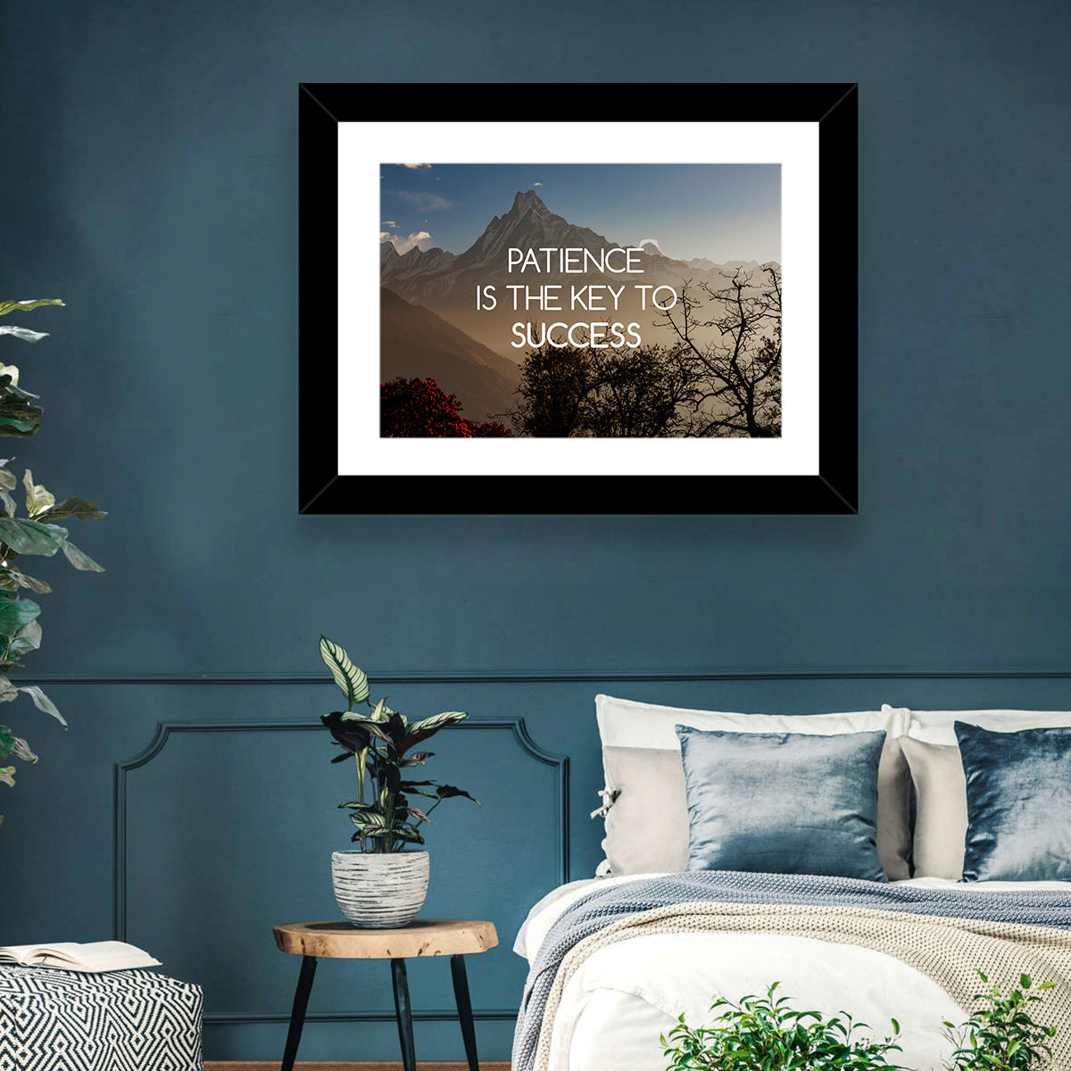 Patience Is the Key to Success Wall Art