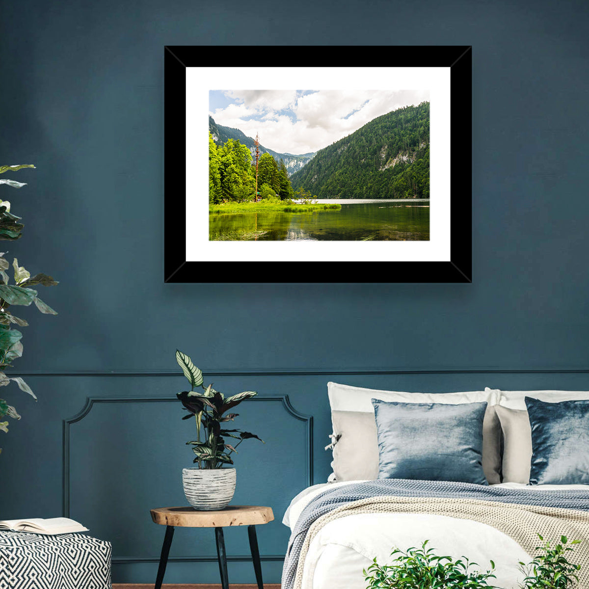 Maypole at Lake Toplitz Wall Art