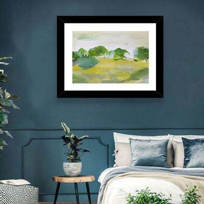 Rural Fields Abstract Wall Art