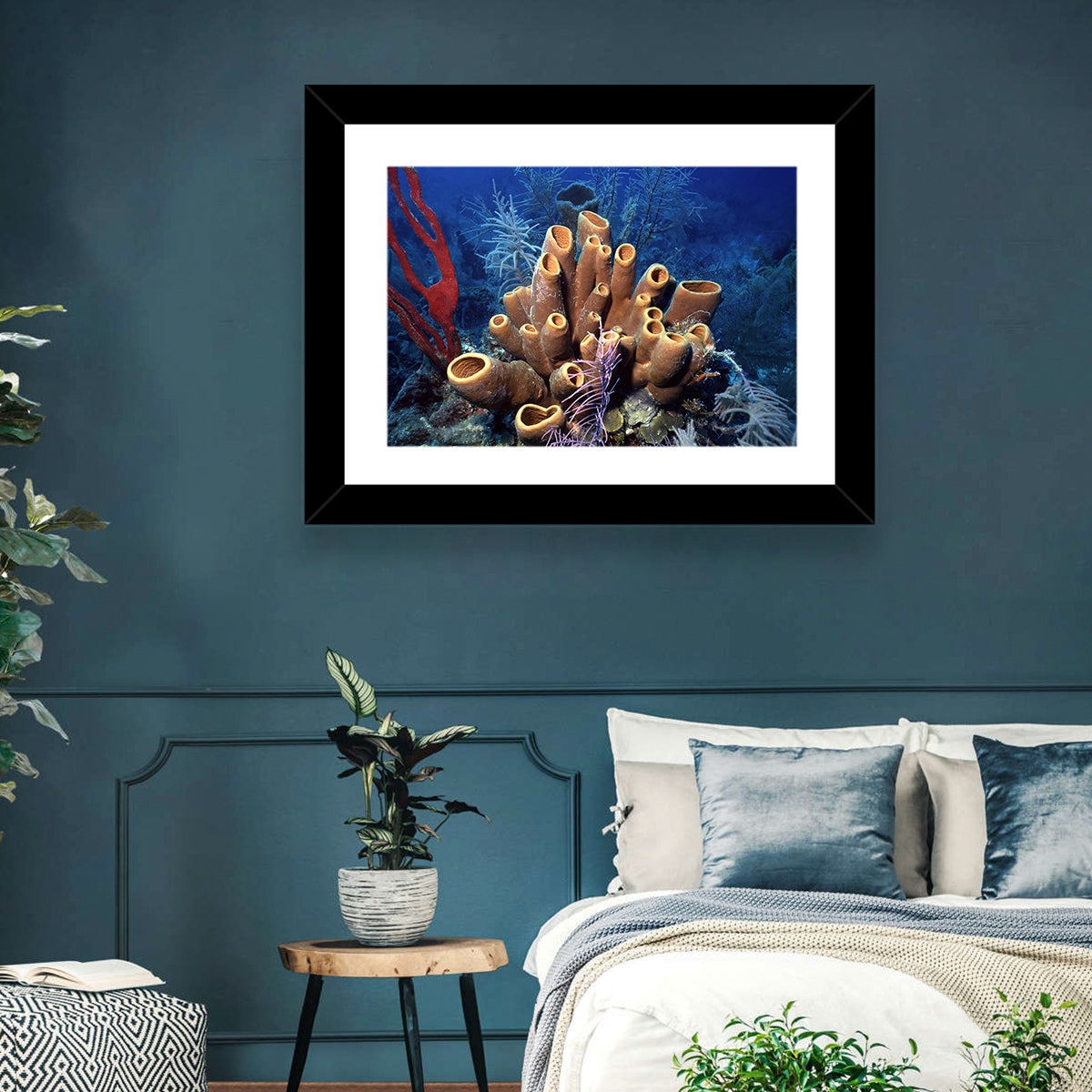 Belize Reef Sponge Scene Wall Art