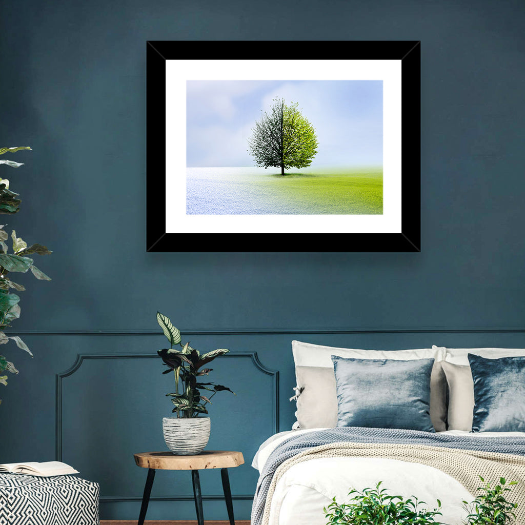 Winter to Spring Tree Wall Art