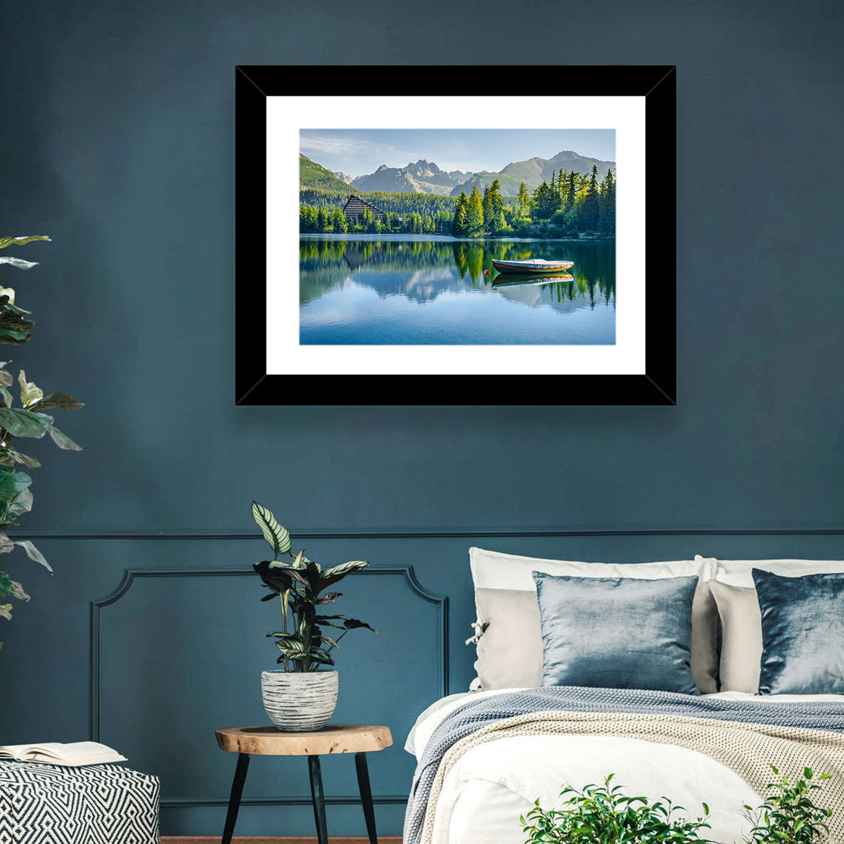 Štrbské Pleso Reflection Wall Art