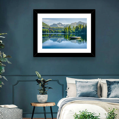 Štrbské Pleso Reflection Wall Art