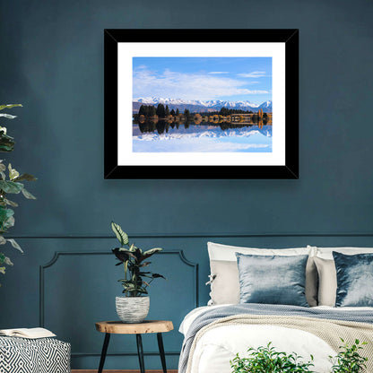 Ruataniwha Lake Reflection Wall Art