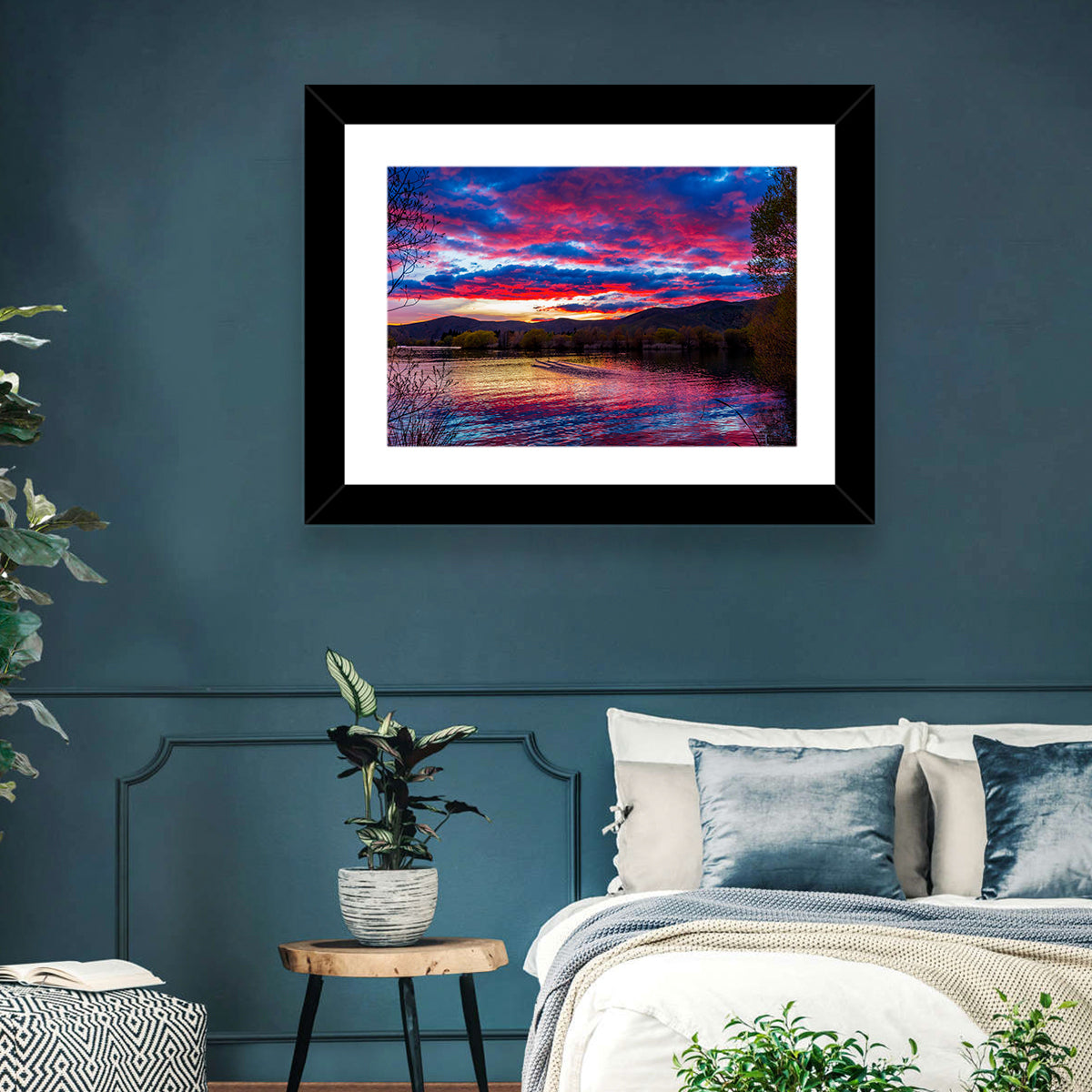 Lake Wairepo Arm Sunrise Reflection Wall Art