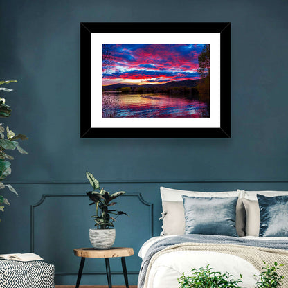 Lake Wairepo Arm Sunrise Reflection Wall Art