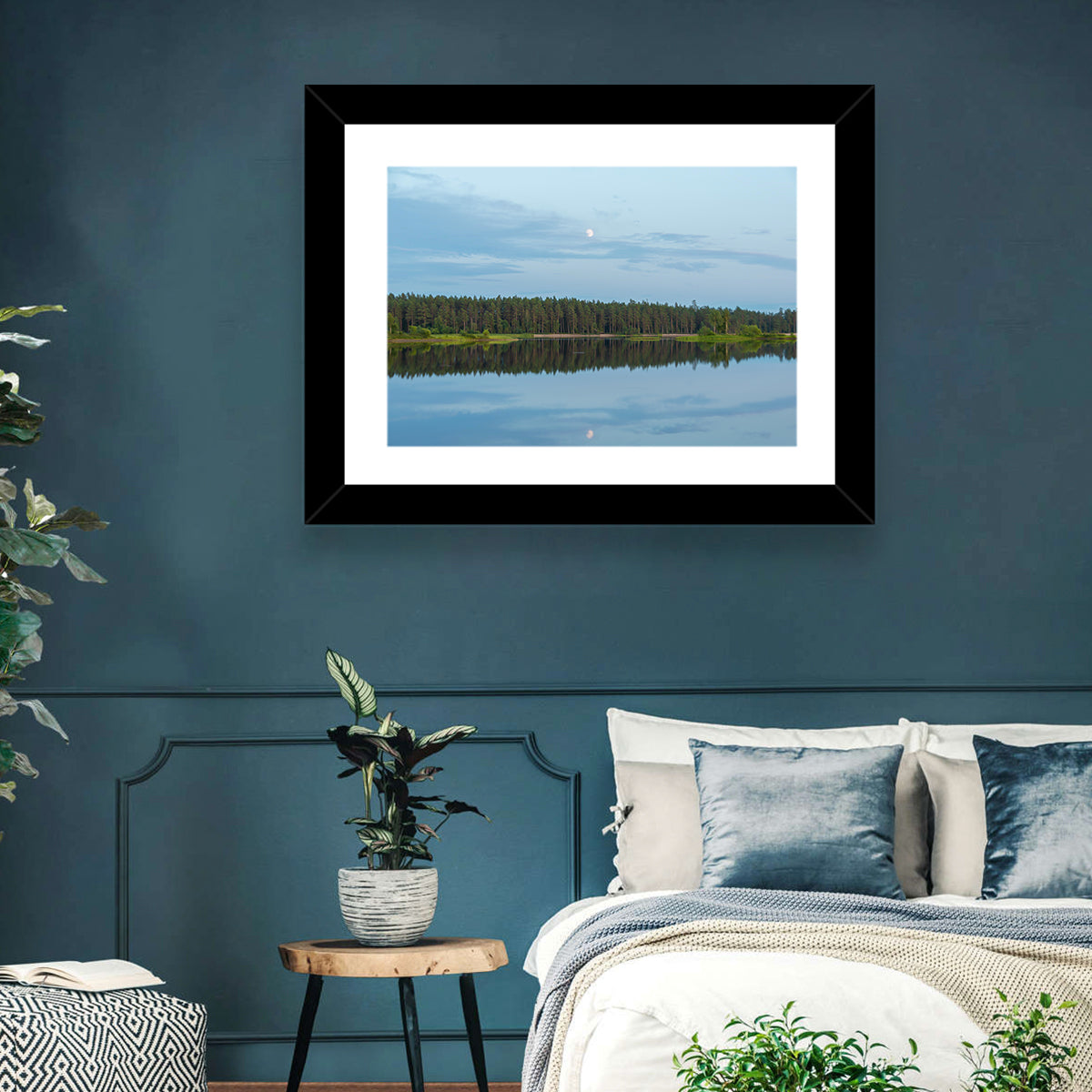 Lake Vanern Moonlight Wall Art