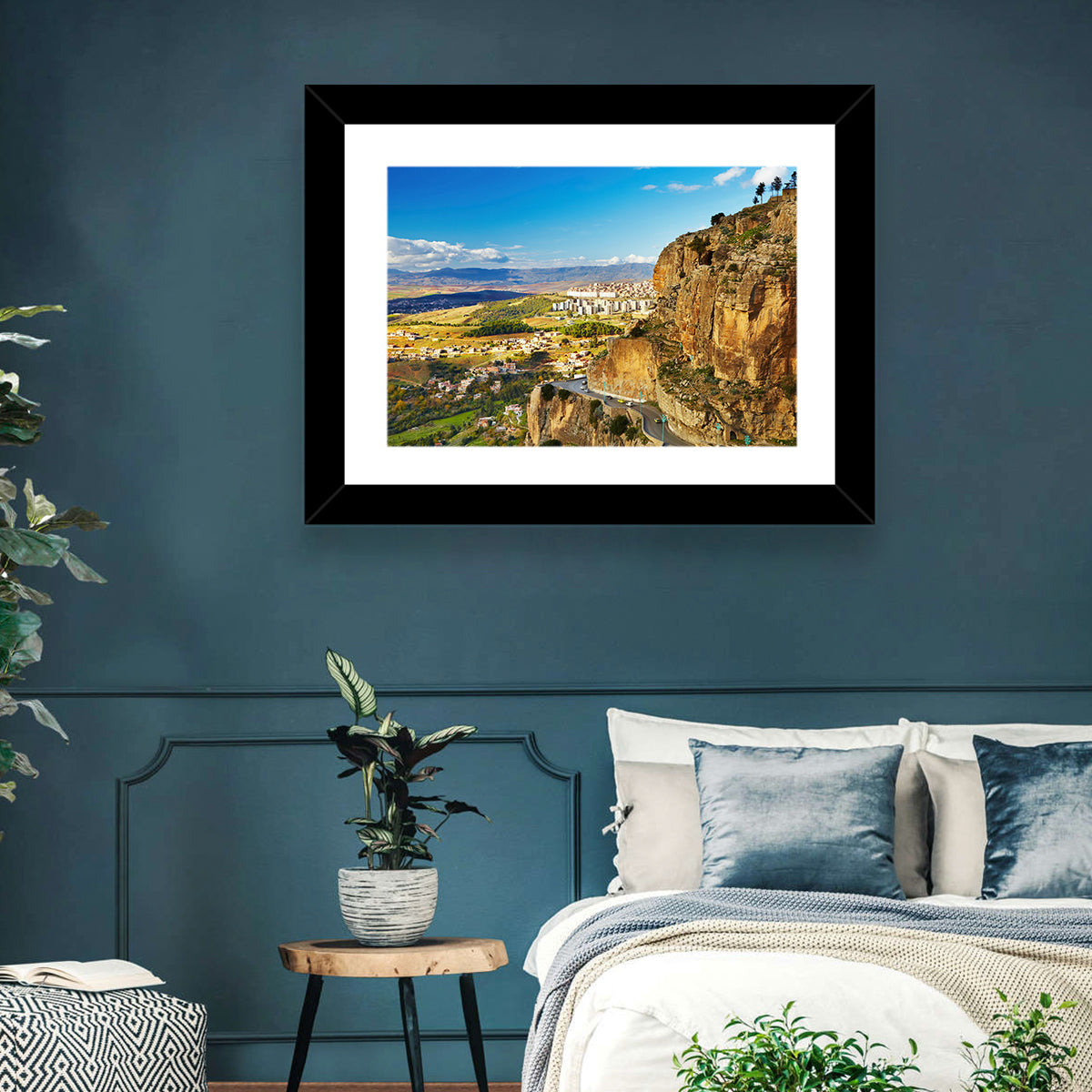 Constantine Cliffside at Golden Hour Wall Art