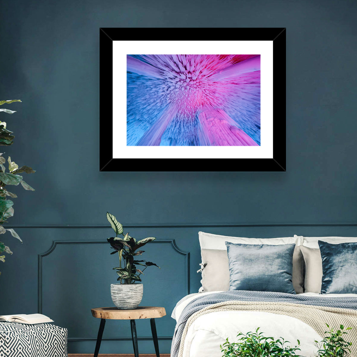 Ethereal Ice Cave Icicles Wall Art