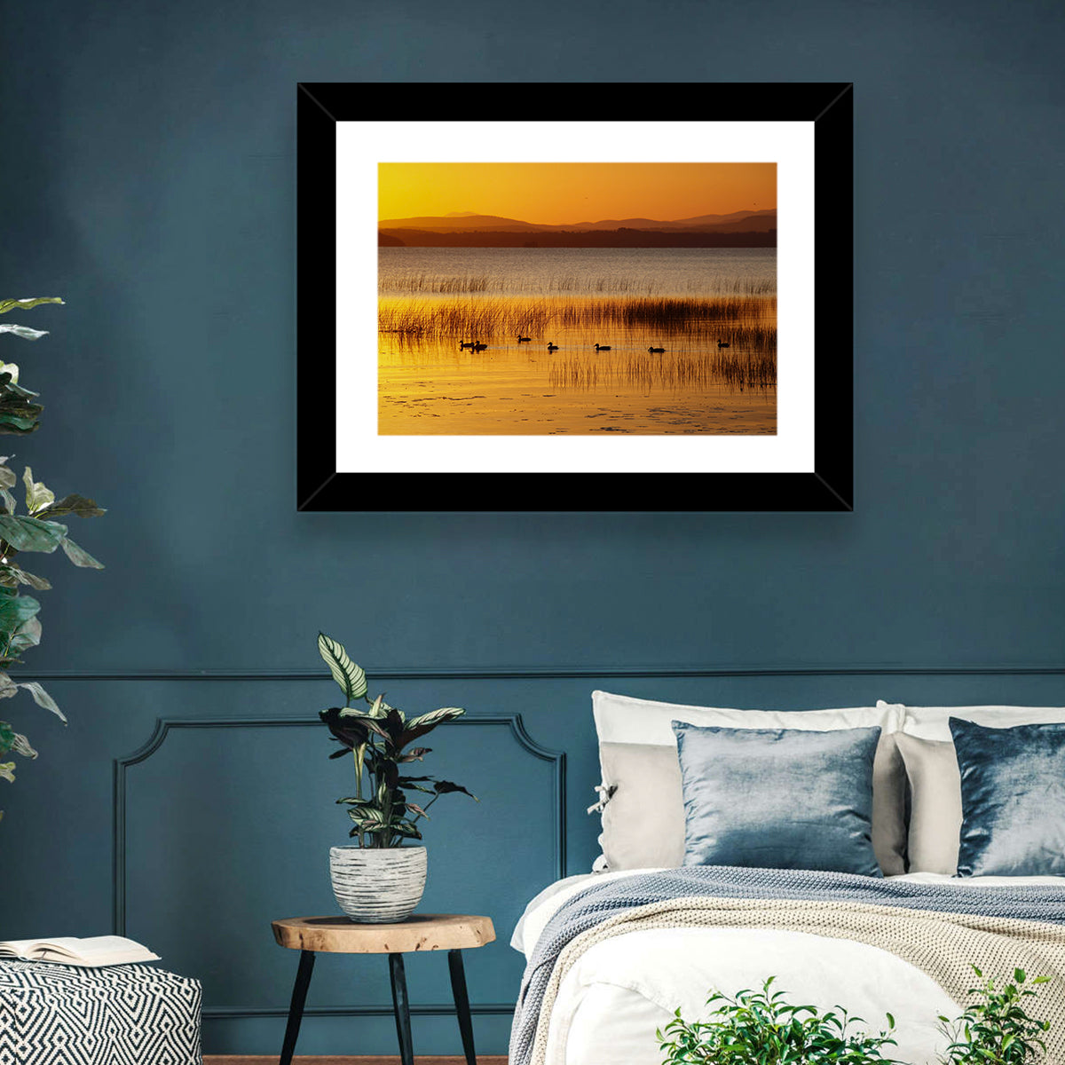 Lake Champlain Golden Sunrise Wall Art