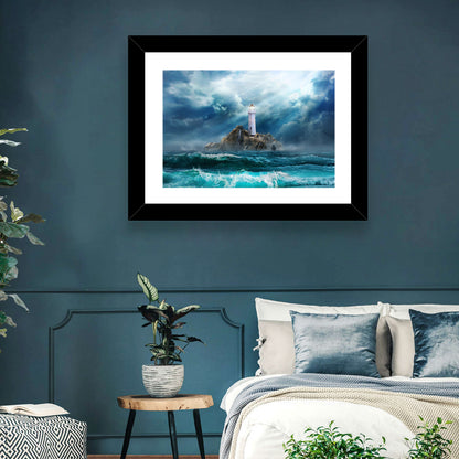 Rocky Island Lighthouse Wall Art