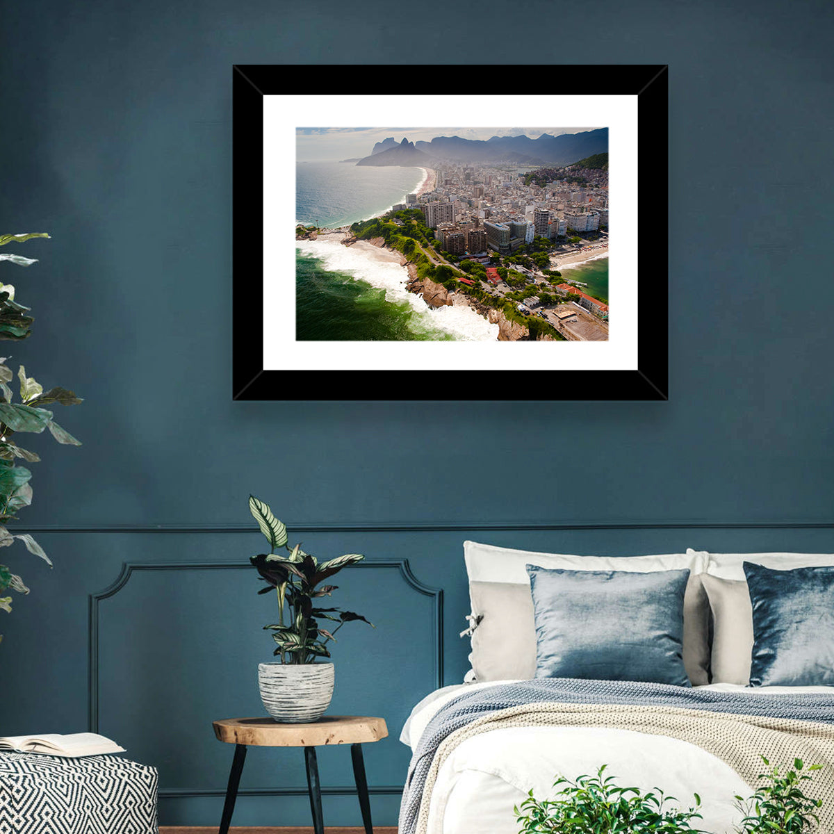 Ipanema Coast Aerial View Wall Art