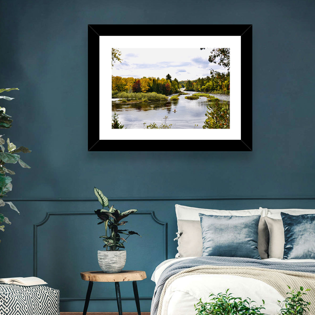 Tahquamenon River Autumn Scene Wall Art