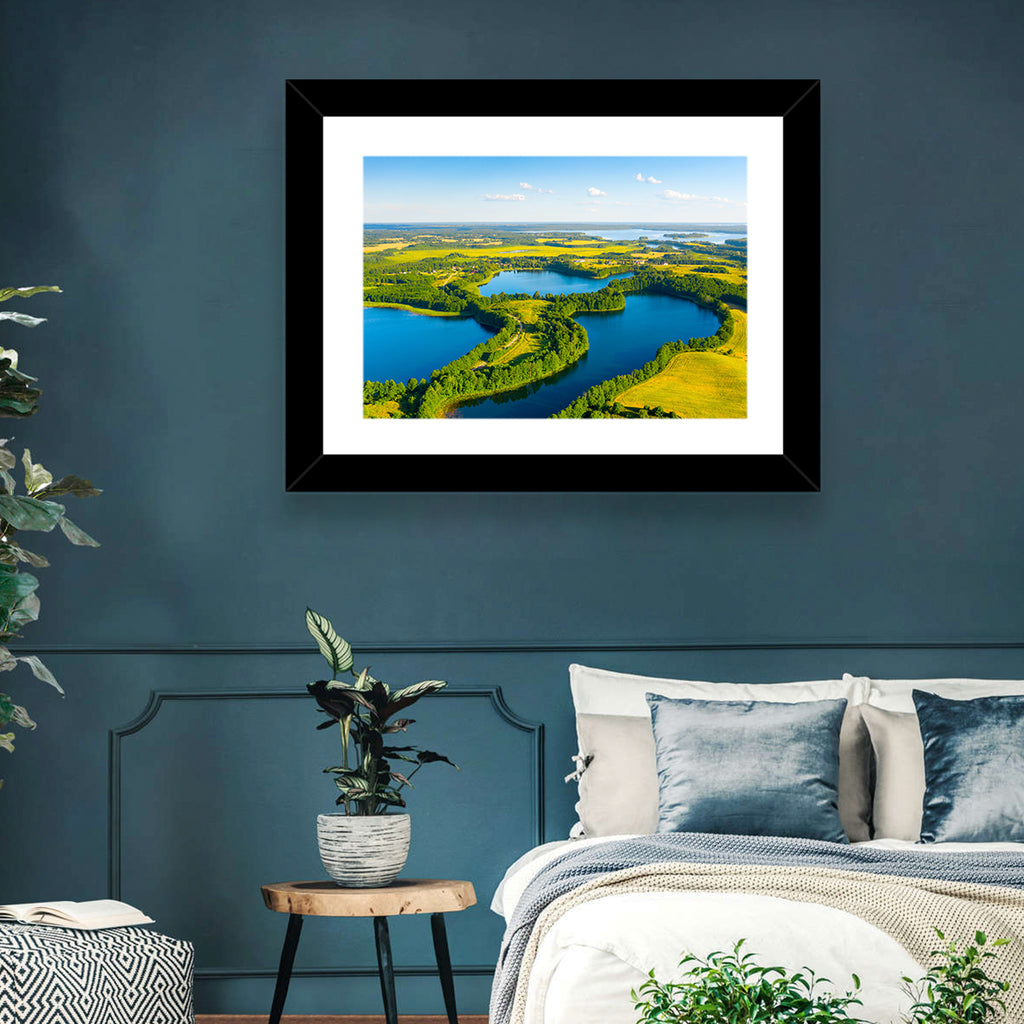 Narachanski Lake Meadows Aerial View Wall Art