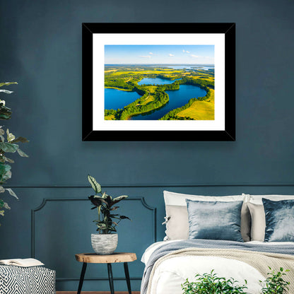 Narachanski Lake Meadows Aerial View Wall Art