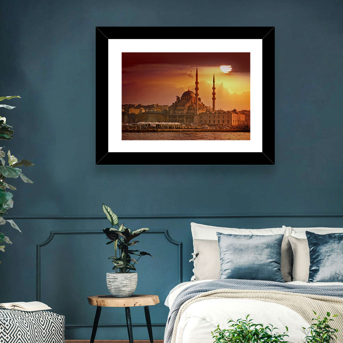Yeni Cami Golden Hour Wall Art