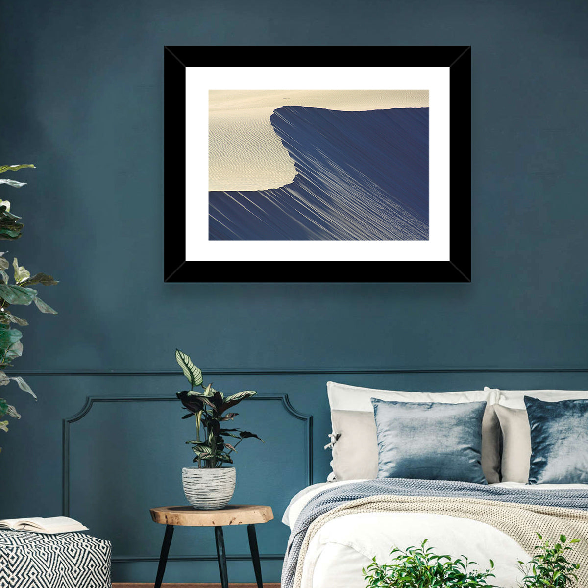 Minimalist Sand Dunes in Late Light Wall Art