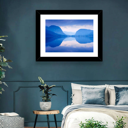 Lake Bohinj Morning Reflection Wall Art