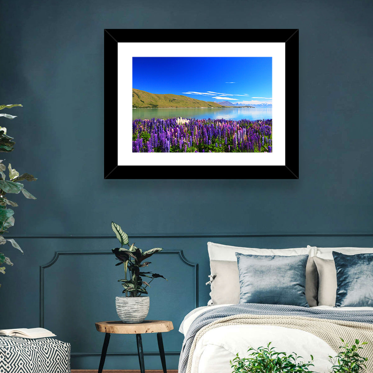 Lake Tekapo Lupine Fields Wall Art