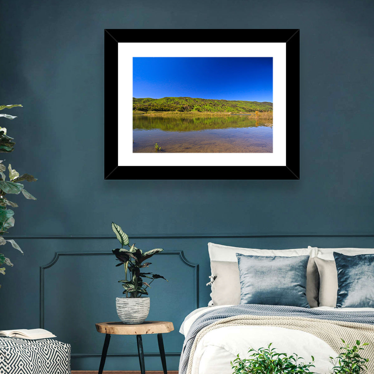 Santa Barbara Lake Reflection Wall Art