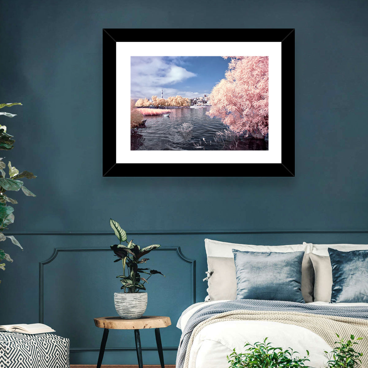 Golyazi Lake Infrared Landscape Wall Art
