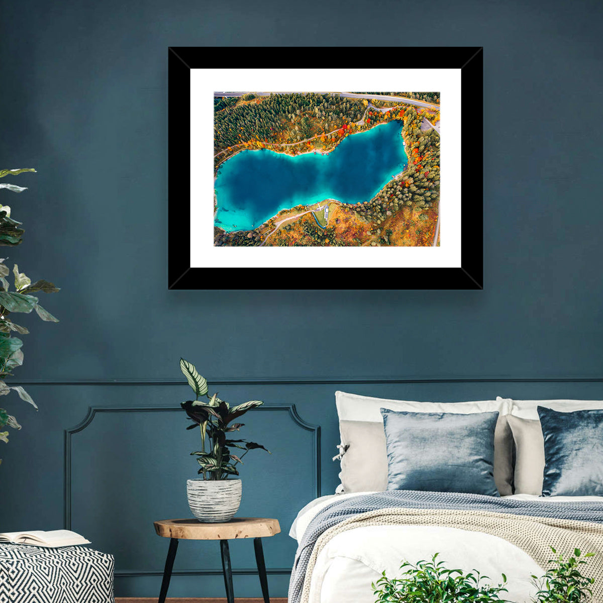 Urisee Lake Wall Art in a room, landscape