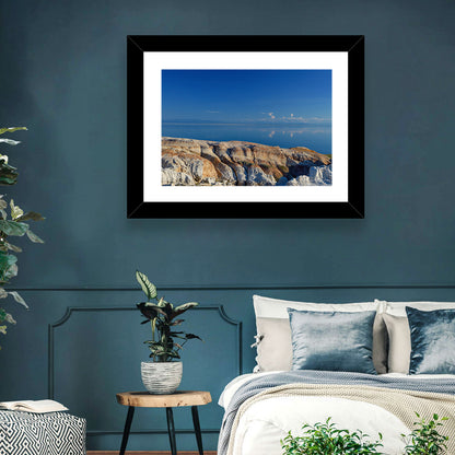 Shekelmes Tract Cliff Over Lake Wall Art