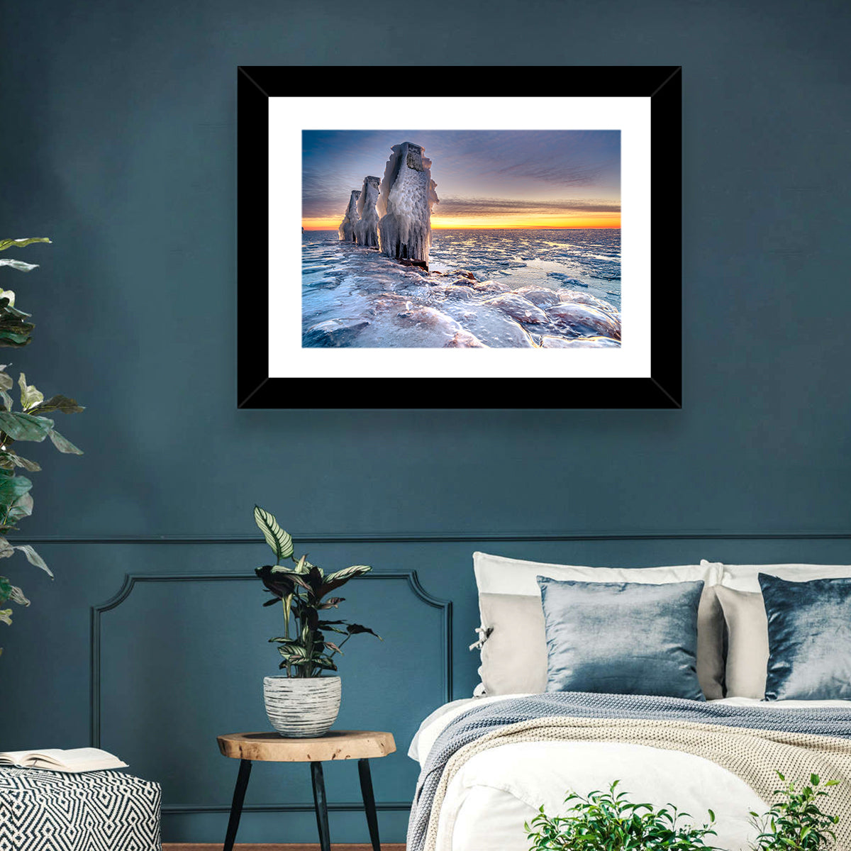 Netherlands Ice Sculpture Wall Art in a room, landscape