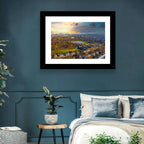 Cloudy Hyde Park Aerial Wall Art