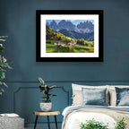 Santa Maddalena Autumn Village Wall Art