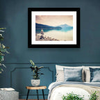 Stone Cairn by a Mountain Lake Wall Art