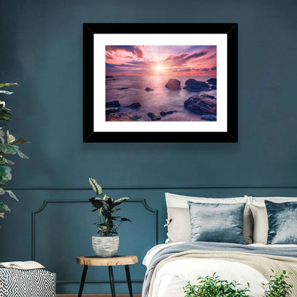 Ethereal Sea Sunrise Wall Art