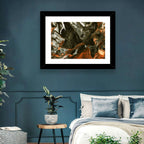 Volcanic Marble Swirl Wall Art
