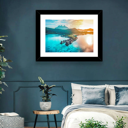 Bora Bora Overwater Bungalows Wall Art