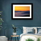Cloud Sea Over Mountains at Golden Dawn Wall Art