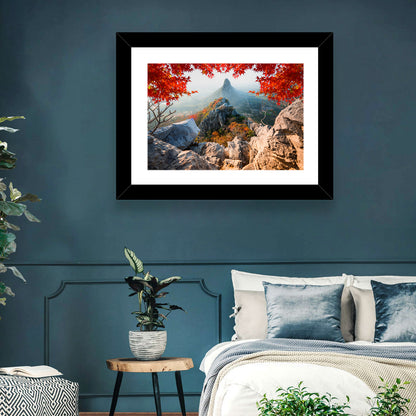 Khao Nor Maple Framed Peak Wall Art